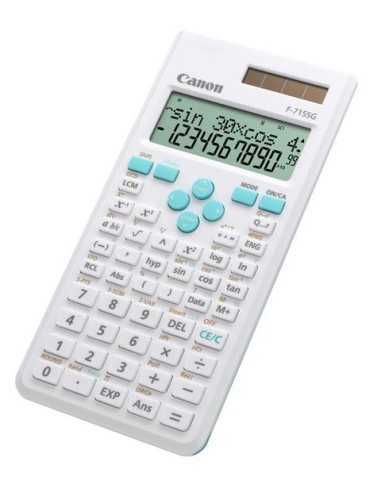 Canon F-715SG calcolatrice Desktop Calcolatrice scientifica Blu, Bianco