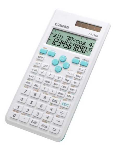 Canon F-715SG calcolatrice Desktop Calcolatrice scientifica Blu, Bianco