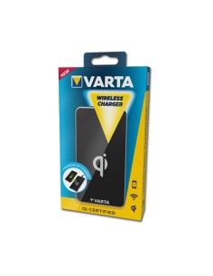 Varta Wireless Charger Nero Interno, Esterno