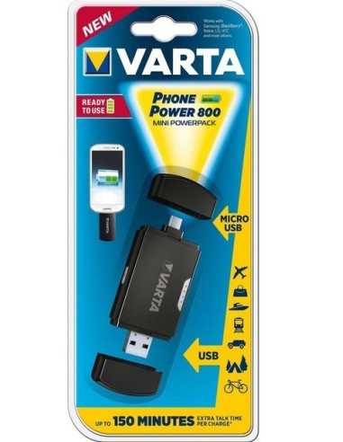 Varta 57923 101 401 batteria portatile Ioni di Litio 800 mAh Nero