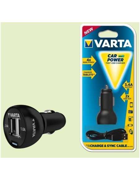 Varta 57931 101 401 Caricabatterie per dispositivi mobili Nero Auto