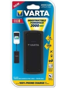 Varta Indestructible Powerpack 2000 Ioni di Litio 2000 mAh Nero 2