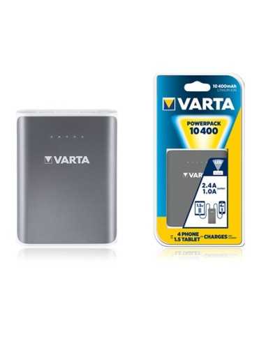 Varta Powerpack 10400 Ioni di Litio 10400 mAh Grigio, Bianco