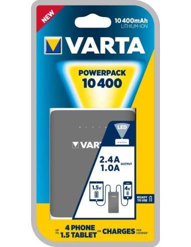 Varta Powerpack 10400 Ioni di Litio 10400 mAh Grigio, Bianco