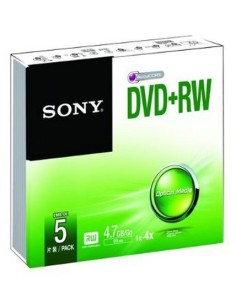 Sony DVD+RW 4.7GB 4,7 GB 5 pz