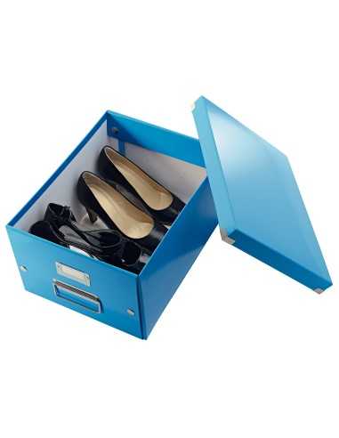 Leitz Click & Store scatola per la conservazione di documenti MDF, Polipropilene (PP) Blu