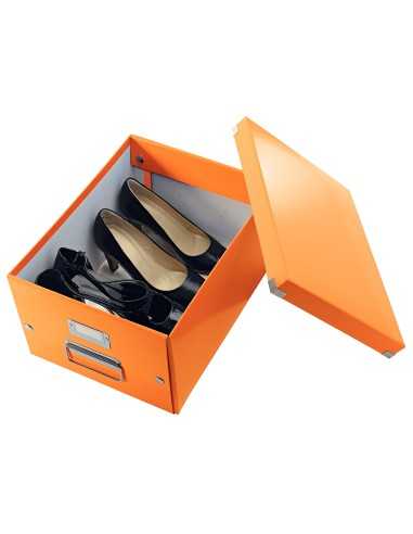 Leitz Click & Store scatola per la conservazione di documenti Polipropilene (PP) Arancione