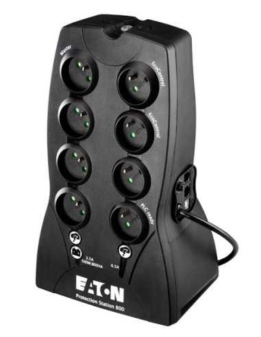 Eaton Protection Station 800 DIN 0,8 kVA 500 W 8 presa(e) AC