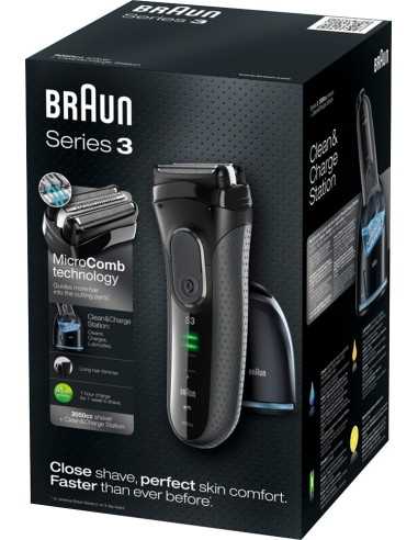 Braun 3050cc Rasoio Trimmer Nero