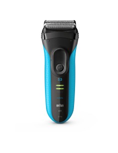 Braun Series 3 ProSkin 3040s Rasoio Elettrico Barba A Lamina, Wet&Dry Ricaricabile - Nero Blu 2