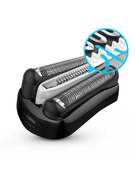 Braun Series 3 ProSkin 3040s Rasoio Elettrico Barba A Lamina, Wet&Dry Ricaricabile - Nero Blu