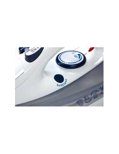 Ariete 6214 ferro da stiro Ferro a vapore Acciaio inossidabile 2000 W Trasparente, Bianco
