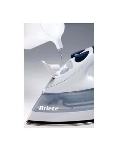 Ariete 6214 ferro da stiro Ferro a vapore Acciaio inossidabile 2000 W Trasparente, Bianco