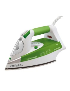 Ariete Ecopower Ferro da stiro a secco e a vapore Acciaio inossidabile 2200 W Verde, Bianco