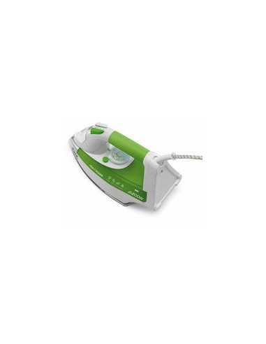 Ariete Ecopower Ferro da stiro a secco e a vapore Acciaio inossidabile 2200 W Verde, Bianco