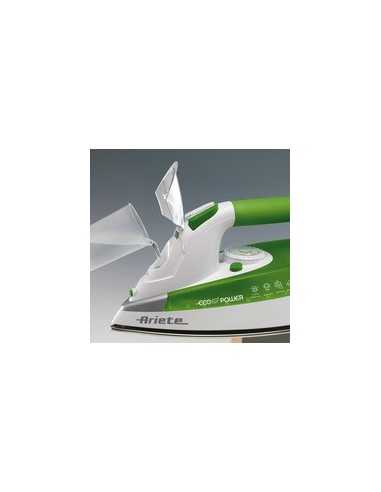 Ariete Ecopower Ferro da stiro a secco e a vapore Acciaio inossidabile 2200 W Verde, Bianco