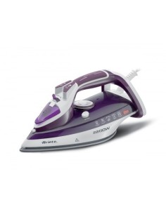 Ariete 6243 Ferro da stiro a secco e a vapore Ceramica 2200 W Porpora, Bianco