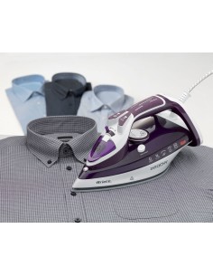 Ariete 6243 Ferro da stiro a secco e a vapore Ceramica 2200 W Porpora, Bianco 2