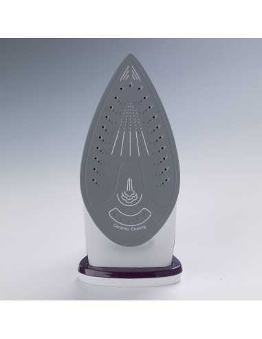 Ariete 6243 Ferro da stiro a secco e a vapore Ceramica 2200 W Porpora, Bianco