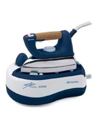 Ariete Stiromatic 2200 Alluminio Blu, Bianco