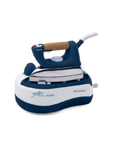 Ariete Stiromatic 2200 Alluminio Blu, Bianco