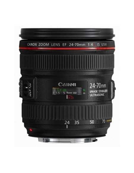 Canon EF 24-70mm f 4L IS USM SLR Obiettivi con zoom standard Nero
