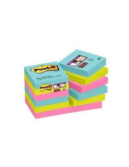 3M 622-12SS-MIA pouch autoadesiva Quadrato Blu, Rosa, Giallo