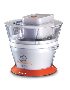 Ariete 0638 01 Gelatiera tradizionale 1 L 6 W Arancione, Bianco