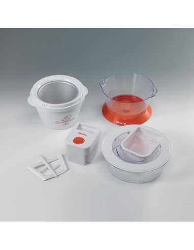 Ariete 0638 01 Gelatiera tradizionale 1 L 6 W Arancione, Bianco