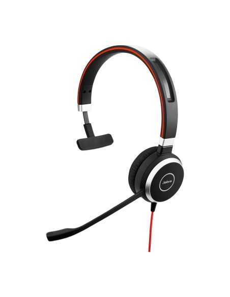 Jabra Evolve 40 MS Mono Auricolare Cablato A Padiglione Ufficio Nero