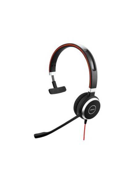 Jabra Evolve 40 UC Mono Auricolare Cablato A Padiglione Ufficio Nero