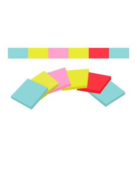 3M 655-6SS-MIA pouch autoadesiva Rettangolo Blu, Rosa, Rosso, Giallo