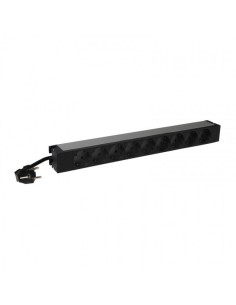 Legrand 646812 unità di distribuzione dell'energia (PDU) 9 presa(e) AC 1U Nero