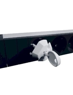 Legrand 646890 Copertura di sicurezza per presa elettrica AC Grigio 6 pz
