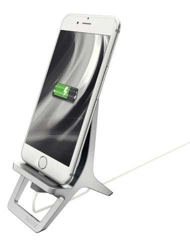 Leitz 65100084 supporto per personal communication Supporto passivo Telefono cellulare smartphone Argento