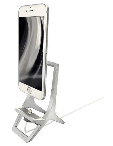 Leitz 65100084 supporto per personal communication Supporto passivo Telefono cellulare smartphone Argento