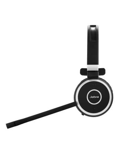 Jabra Evolve 65 UC Mono Auricolare Con cavo e senza cavo A Padiglione Ufficio Micro-USB Bluetooth Nero