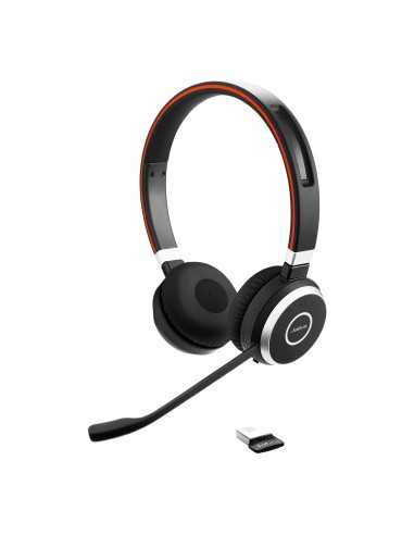 Jabra Evolve 65 MS Stereo Auricolare Con cavo e senza cavo A Padiglione Ufficio Micro-USB Bluetooth Nero