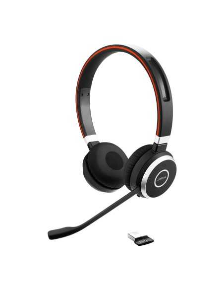 Jabra Evolve 65 MS Stereo Auricolare Con cavo e senza cavo A Padiglione Ufficio Micro-USB Bluetooth Nero