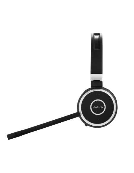 Jabra Evolve 65 MS Stereo Auricolare Con cavo e senza cavo A Padiglione Ufficio Micro-USB Bluetooth Nero