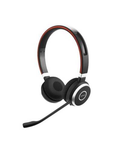 Jabra Evolve 65 MS Stereo Auricolare Con cavo e senza cavo A Padiglione Ufficio Micro-USB Bluetooth Nero