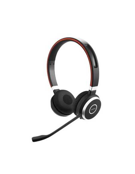 Jabra Evolve 65 MS Stereo Auricolare Con cavo e senza cavo A Padiglione Ufficio Micro-USB Bluetooth Nero