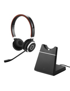 Jabra Evolve 65 UC Stereo Auricolare Con cavo e senza cavo A Padiglione Ufficio Micro-USB Bluetooth Nero
