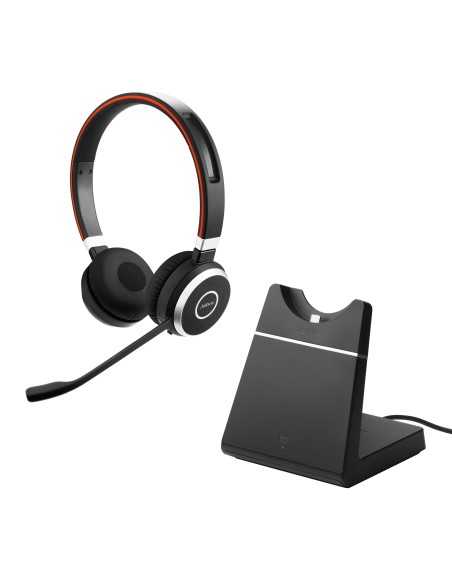 Jabra Evolve 65 UC Stereo Auricolare Con cavo e senza cavo A Padiglione Ufficio Micro-USB Bluetooth Nero