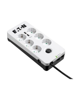 Eaton PB6TUD protezione da sovraccarico Nero, Bianco 6 presa(e) AC 220 - 250 V 1,5 m