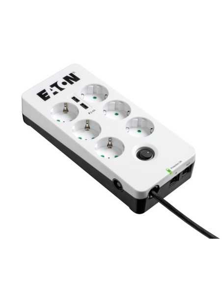 Eaton PB6TUD protezione da sovraccarico Nero, Bianco 6 presa(e) AC 220 - 250 V 1,5 m