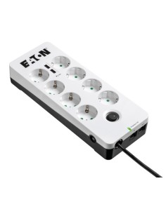 Eaton PB8TUD protezione da sovraccarico Nero, Bianco 8 presa(e) AC 220 - 250 V 1,5 m