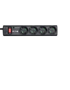 Eaton PS4D protezione da sovraccarico Nero, Bianco 4 presa(e) AC 220 - 250 V 1 m