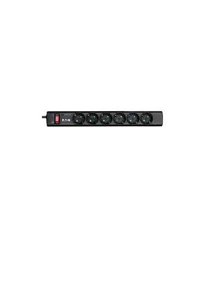 Eaton PS6D protezione da sovraccarico Nero, Bianco 6 presa(e) AC 220 - 250 V 1 m