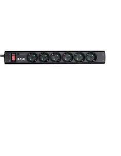 Eaton PS6TD protezione da sovraccarico Nero, Bianco 6 presa(e) AC 220 - 250 V 1 m